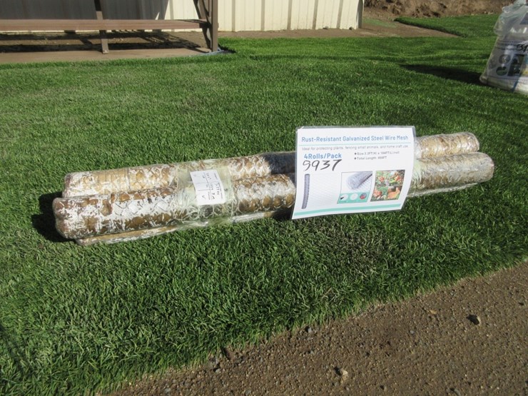 (4)-new-unused-3.3'-x-164'-iron-wire-mesh-rolls,-image-1