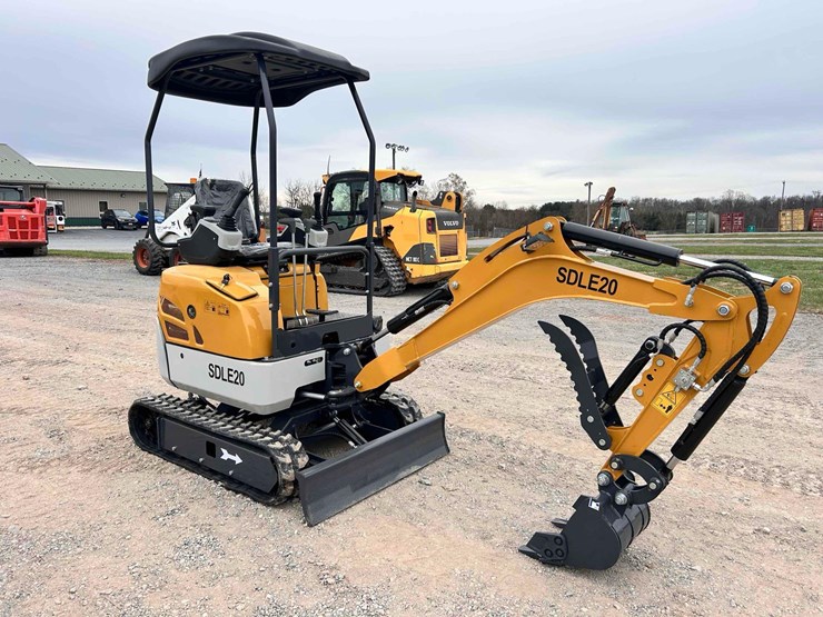unused-sdle20-mini-excavator-image-2
