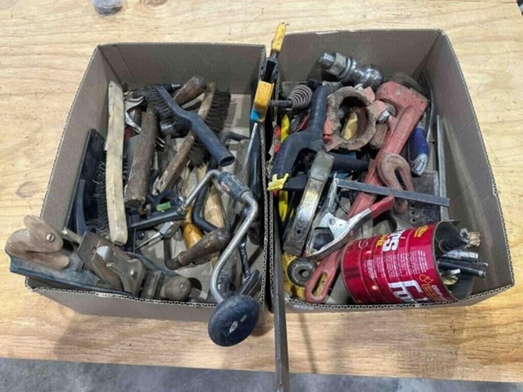 2-boxes--misc.-tools,-hammers,-brushes,-wrenches-image-1