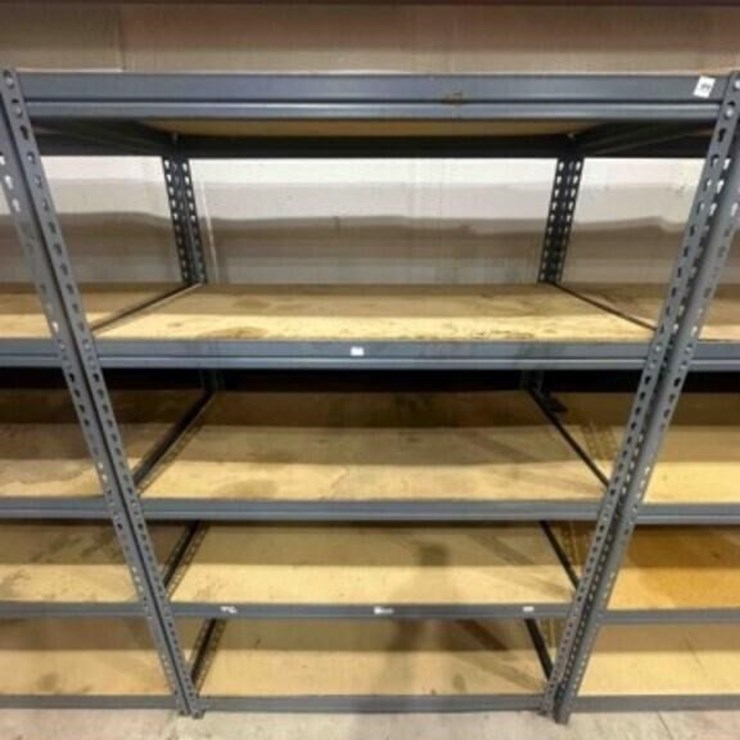 Metal Shelf- 48”wide, 72”tall, 24” deep