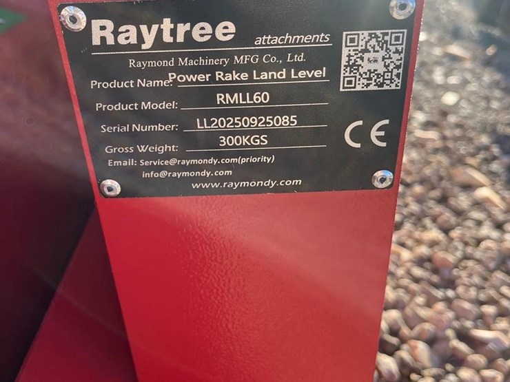 raytree-60in-power-rake-land-level-skid-steer-atta-image-5