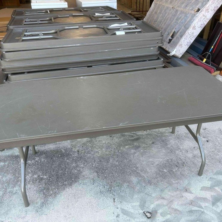 Lot of Foldable Tables
