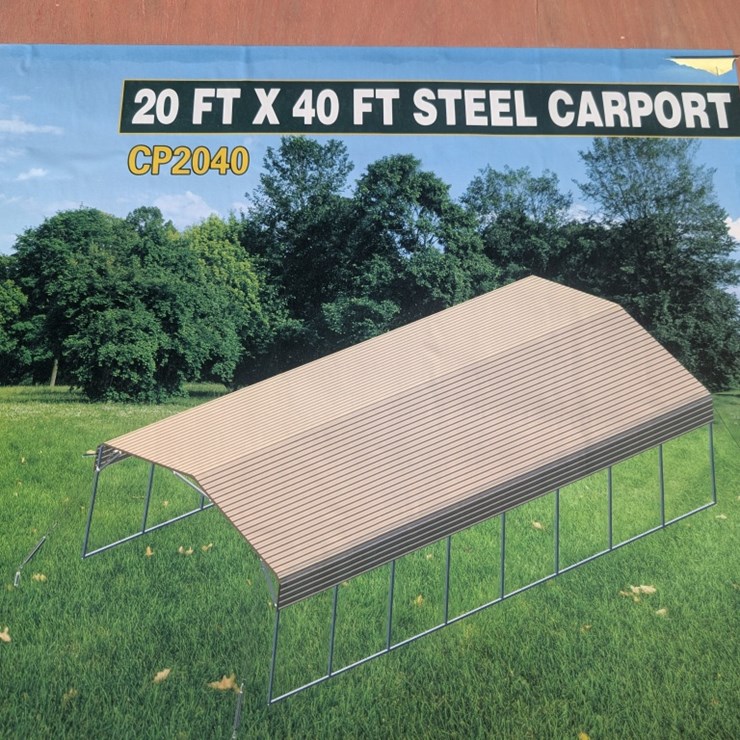 20' x 40' Steel Carport