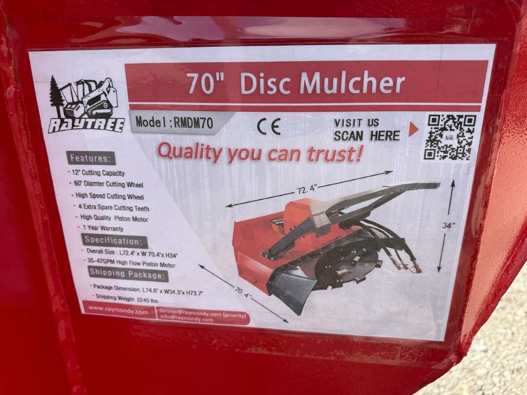 ray-tree-skid-steer-70"-disc-mulcher-image-5