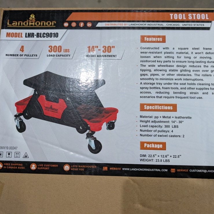 Landhonor Tool Stool