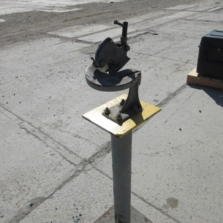 Lot Of Metal Shears On Stand