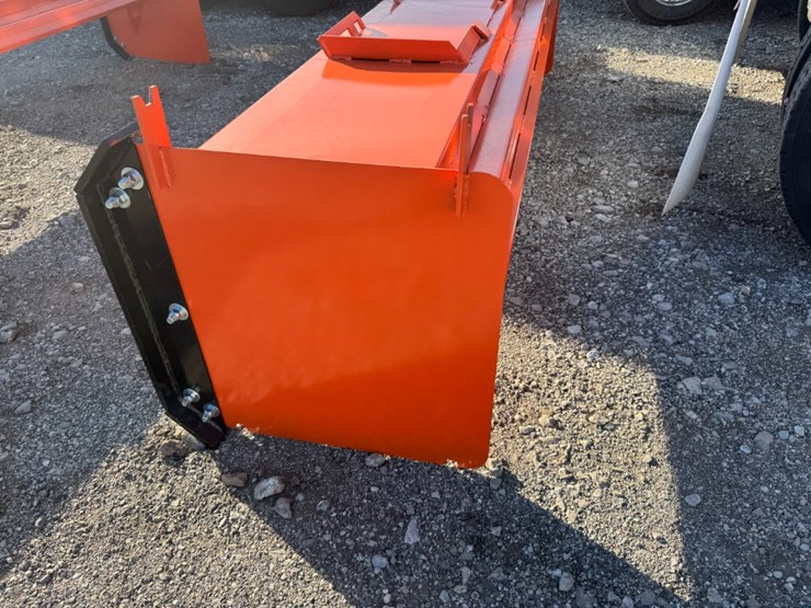 10'-skid-steer-snow-pusher-w/-steel-blades-image-5