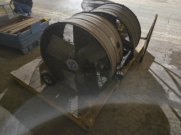 #3417-•-(2)-industrial-fans,-(3)-standing-fans-image-4