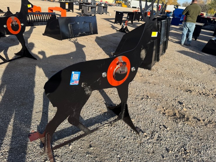 3/8"-ar500-steel-deer-shooting-target-w/-flapper-image-3