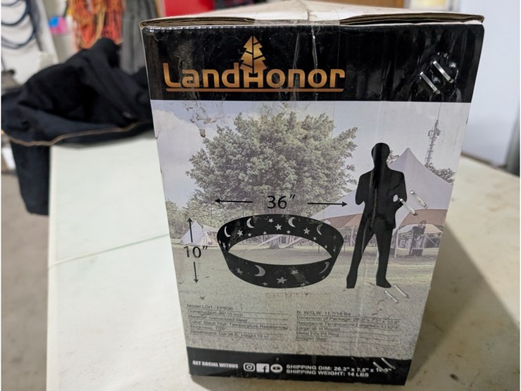 landhonor-36"-round-metal-fire-pit-ring-image-2