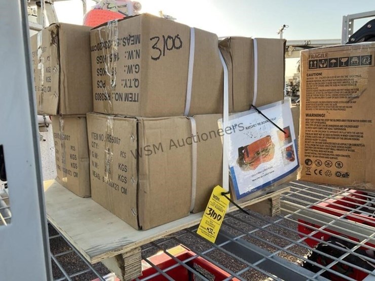 (4)-boxes-of-ratchet-tie-down-straps-image-1