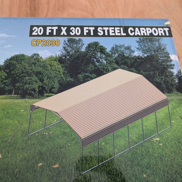 20' x 30' Steel Carport
