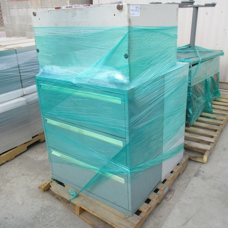 Lot Of (3) Metal Cabinets