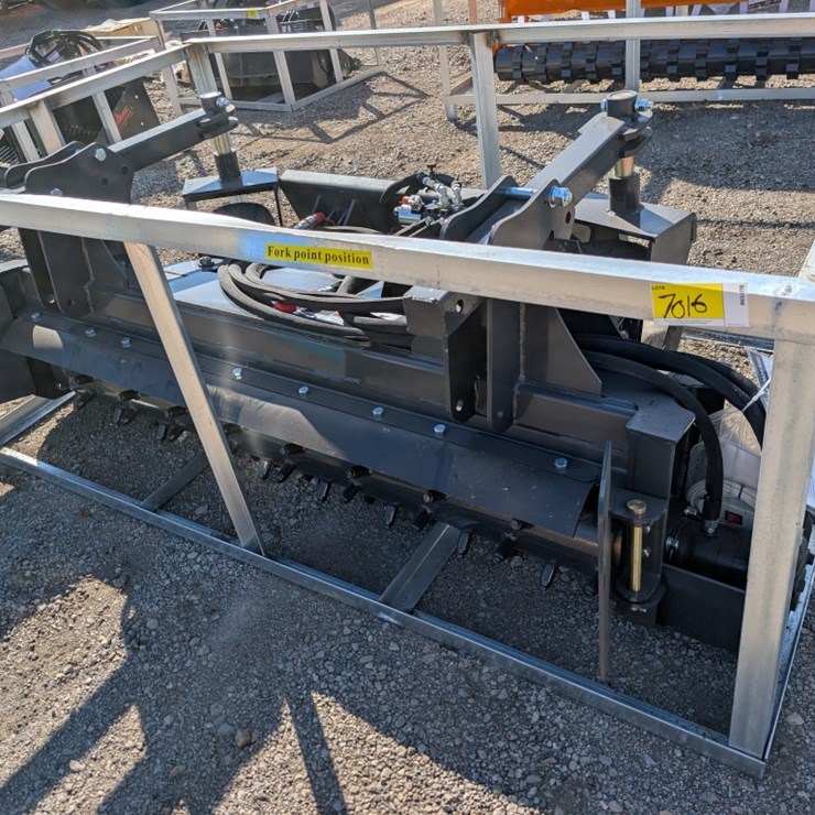 Landhonor Skid Steer Power Rake 72"