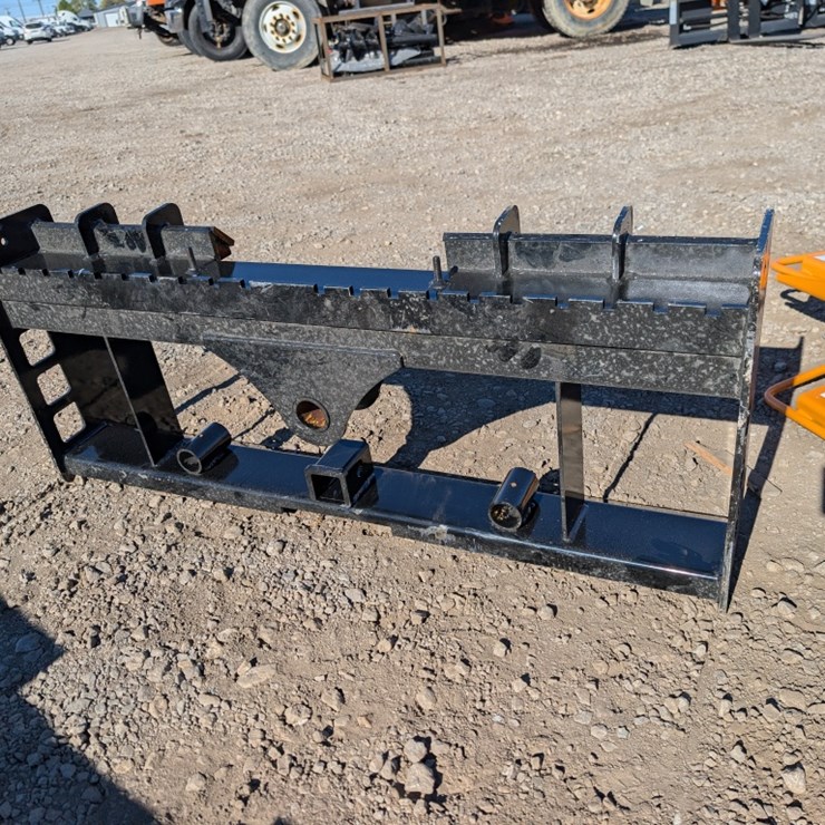 Skid Steer Fork, Bale Spear & Hitch Frame