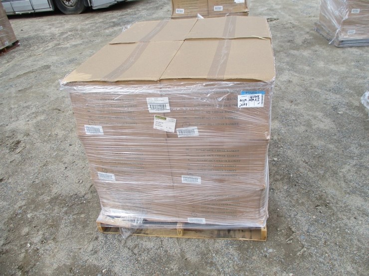 lot-of-square-cedar-wooden-plant-baskets,-image-1