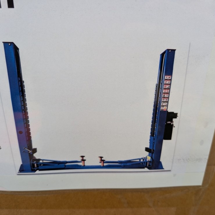 10,000 lb 2 Post Floor Plate Car Lift