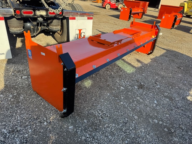 10'-skid-steer-snow-pusher-w/-steel-blades-image-2
