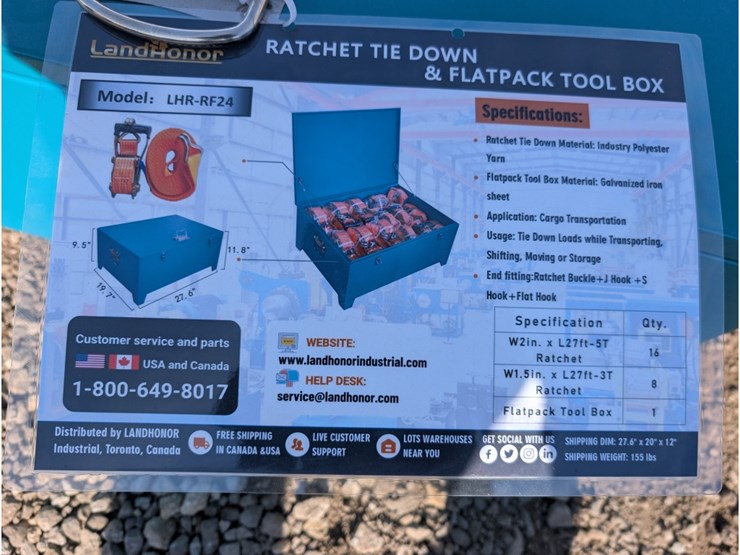 (24)-ratchet-tie-downs-&-flat-pack-tool-box-image-2