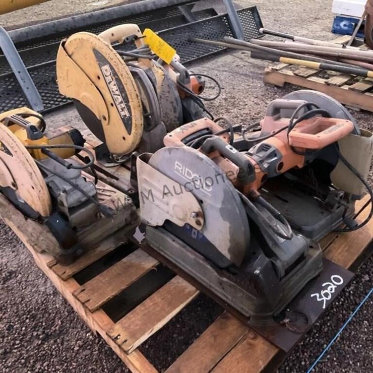 PALLET OF ASST CHOP SAWS