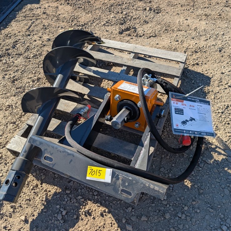 Wolverine Mini Skid Steer Auger Drive & 12" Bit