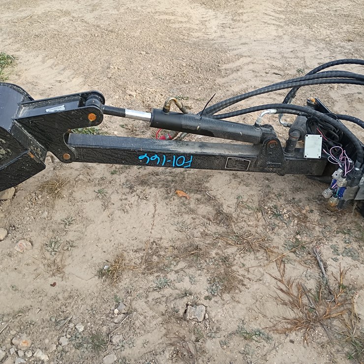 #22205 • Mini Skid Steer Articulating Backhoe Attachment