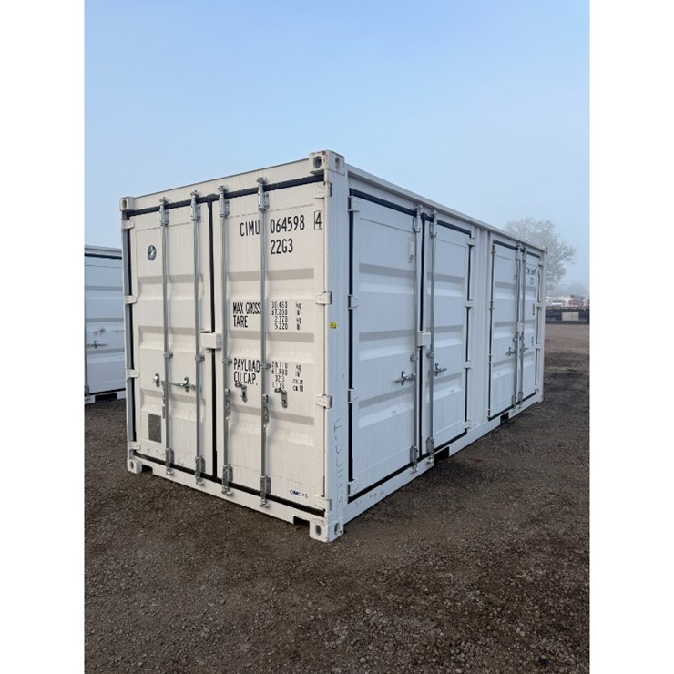 20' Shipping Container W/ 2 Side Doors