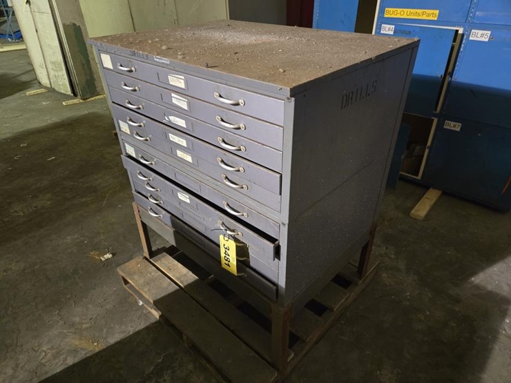 #3481-•-approx.-41"x29"x26"-(10)-drawer-cabinet-image-1