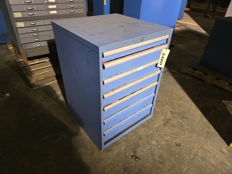 #3480-•-approx.-28"x28"x42"-(7)-drawer-cabinet-image-1