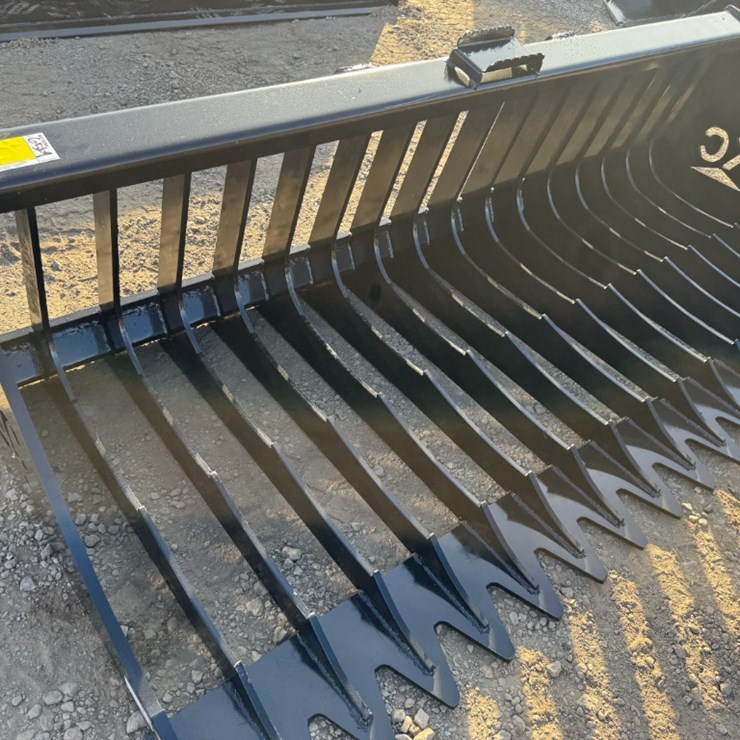 76" Skid Steer Skeleton Bucket, High Side