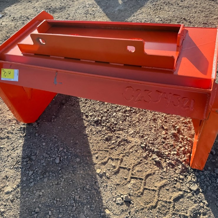 36" Mini Skid Steer Snow Pusher