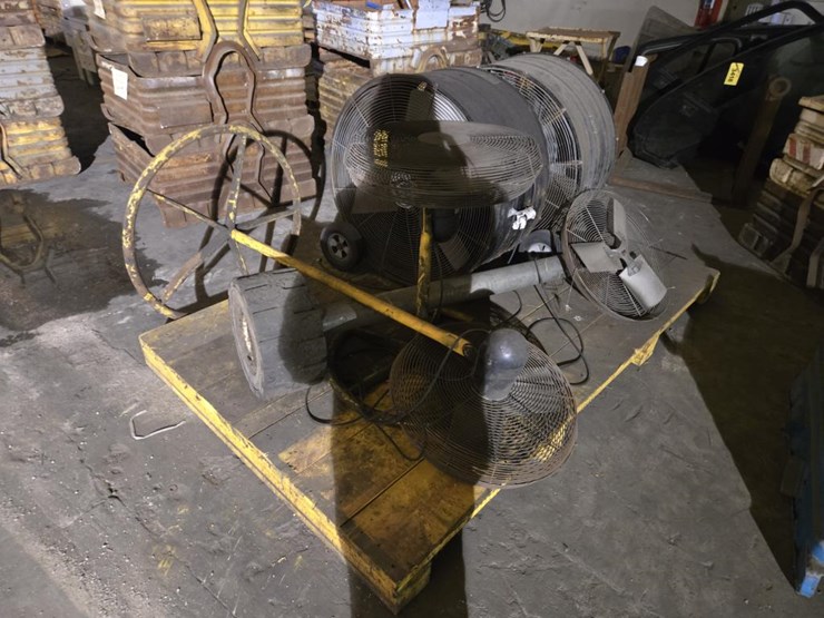 #3417-•-(2)-industrial-fans,-(3)-standing-fans-image-2