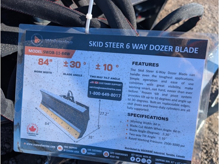 wolverine-skid-steer-6-way-dozer-blade-84"-image-6