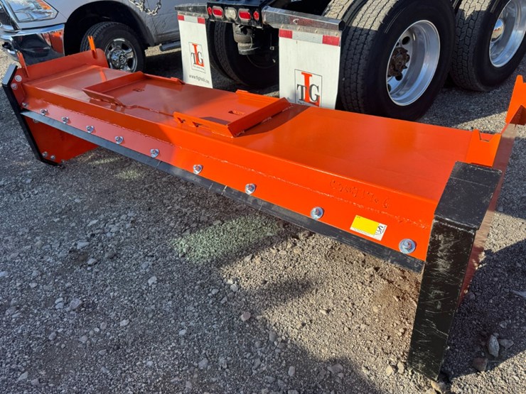 10'-skid-steer-snow-pusher-w/-steel-blades-image-1