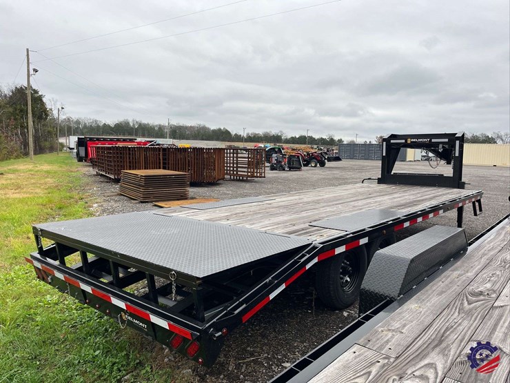 new-2024-belmont-t/a-24’-flatbed-gooseneck-trailer-image-3