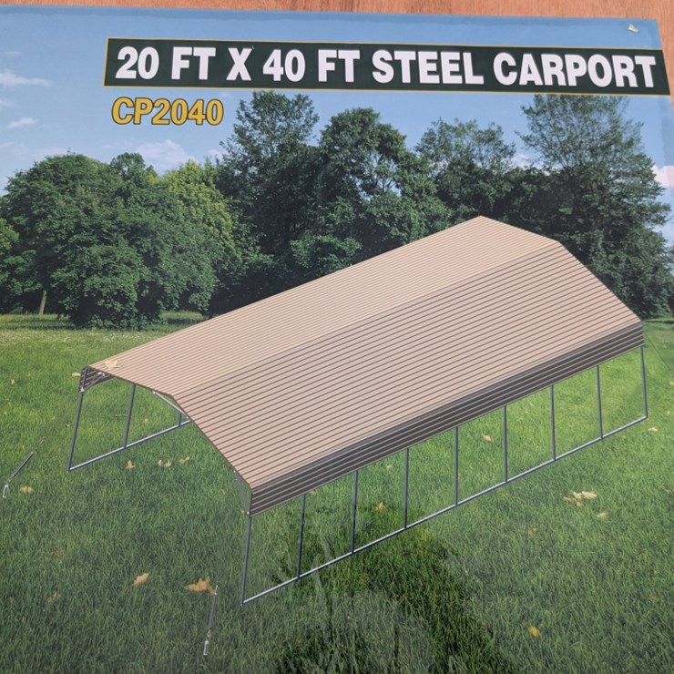 20' x 40' Steel Carport