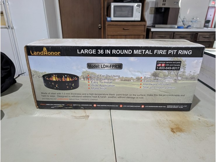 landhonor-36"-round-metal-fire-pit-ring-image-1