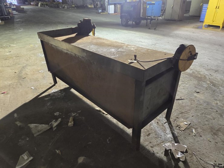 #3432-•-approx.-84"x30"-steel-bench-w/-vice-image-4