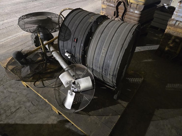 #3417-•-(2)-industrial-fans,-(3)-standing-fans-image-3