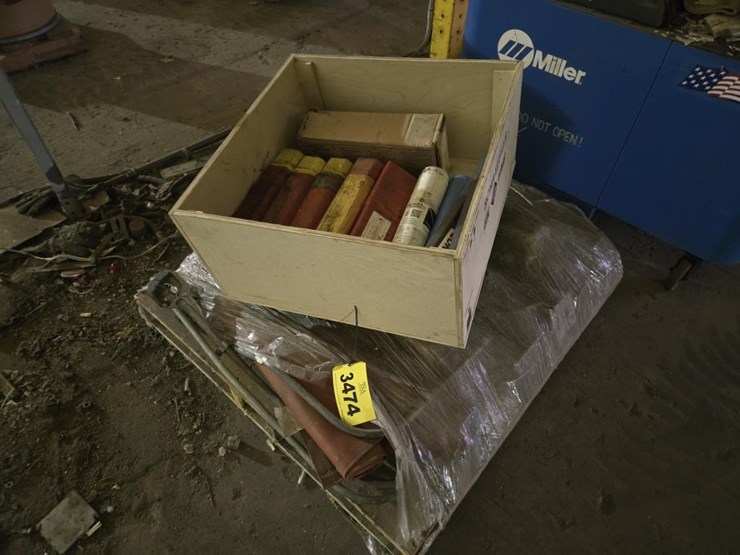 #3474-•-pallet-of-welding-rods,-lights,-and-more-image-1