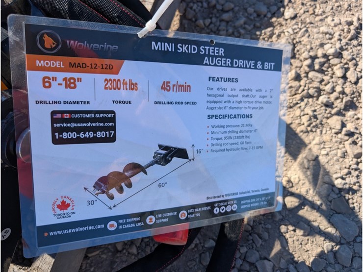wolverine-mini-skid-steer-auger-drive-&-12"-bit-image-6