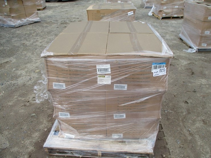 lot-of-square-cedar-wooden-plant-baskets,-image-2