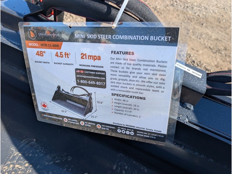 wolverine-mini-skid-steer-4-in-1-bucket-46"-image-3