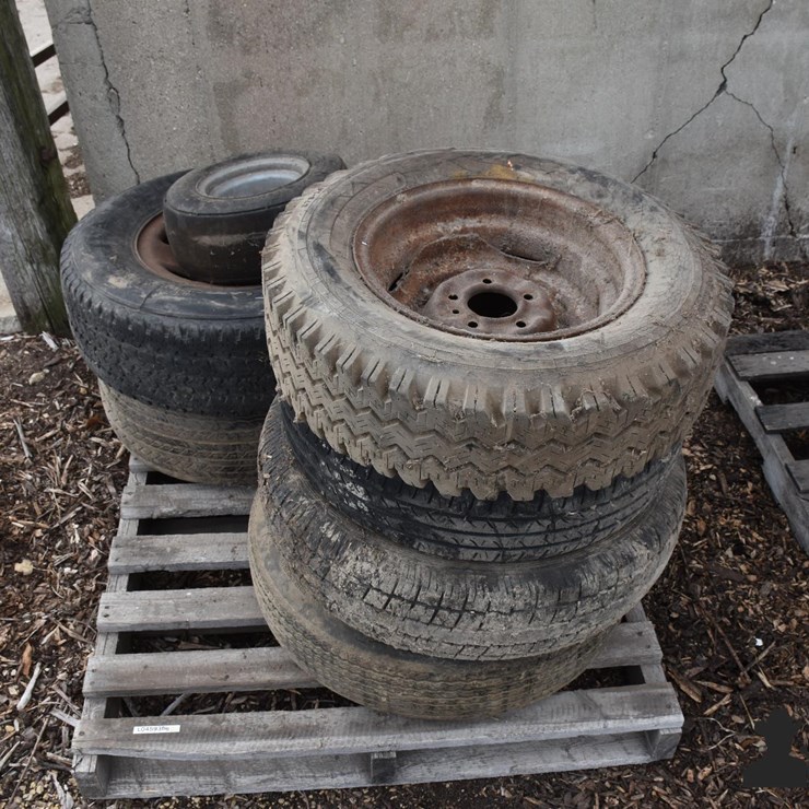 Used Tires On Pallet