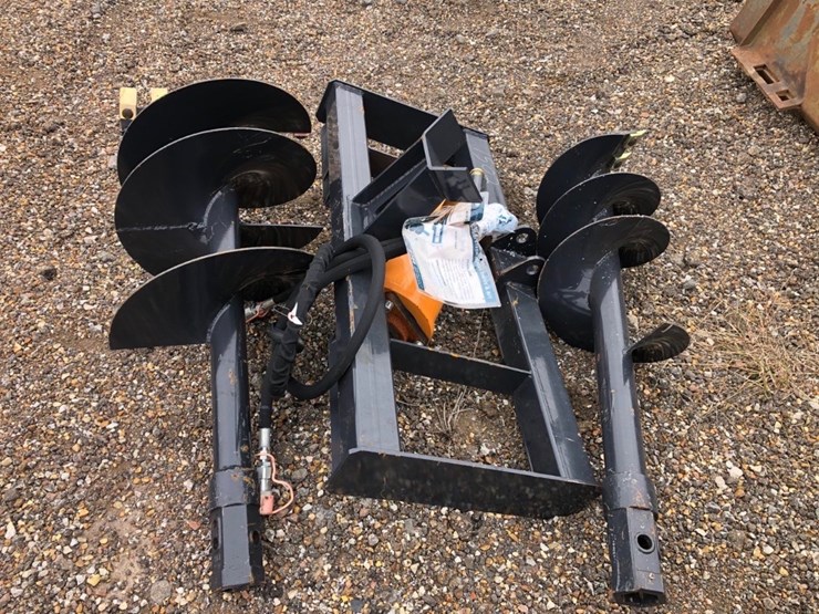 #75-•-wolverine-skid-steer-auger-with-two-bits-image-1