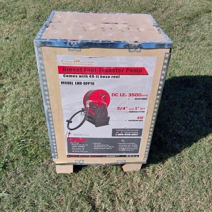 NEW Paliden Diesel Fuel Transfer Pump w/ Hosereel