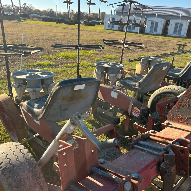 4 row Mechanical 6000 carousel transplanter on a 178”x4”x7” bar located at 1244 Vandiford Thomas Rd Snow Hill NC call 252-532-8061 for more info