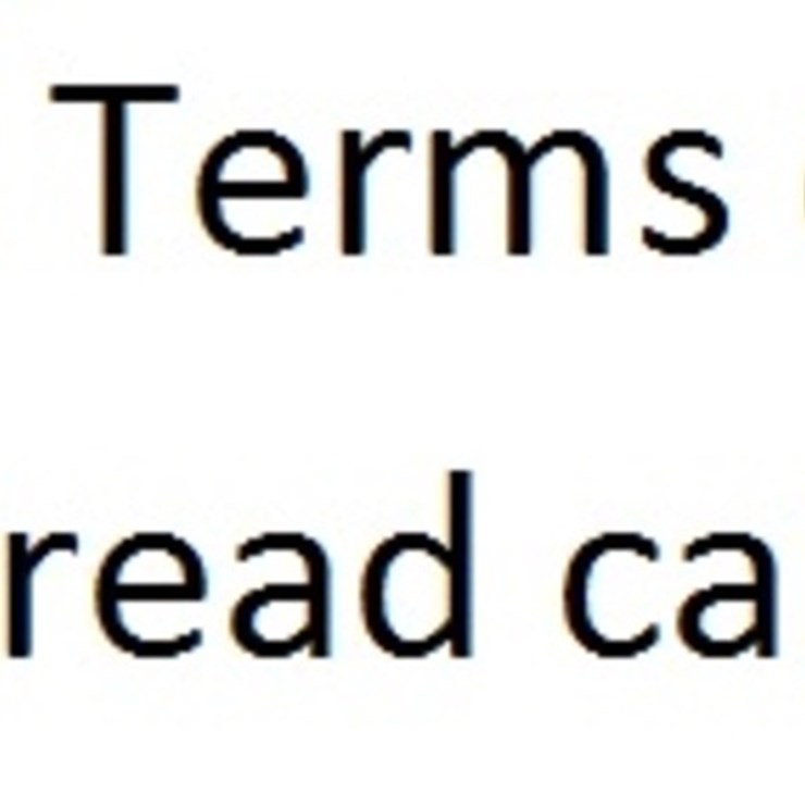 Special Terms of Sales Cont'd