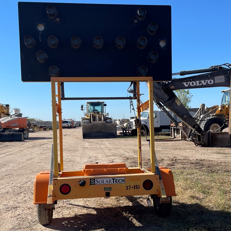 #6313 • 2018 Solar Tech Arrow Board (Trailer #37151), No Title