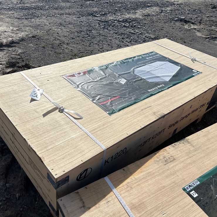 #30 • 12’X20’ METAL GARAGE / SHED